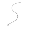 Hot Diamonds Silver Whisper Sterling Silver CZ Teardrop Necklace SWP021