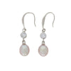 Lido Pink Freshwater Pearl and Cubic Zirconia Drop Earrings T138EP