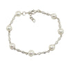 Lido Sterling Silver Freshwater Pearl Bracelet T167B