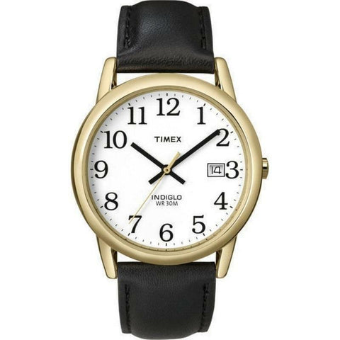 Timex Indiglo Easy Reader Gold Plated Mens Watch T2H291