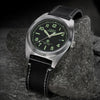 Timex Expedition Capstone Mens Watch TW2Y30700 Black Leather Strap