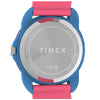 Timex Butterfly Pink Soft Silicone Strap Time Teacher Kids Watch TW2Y59700