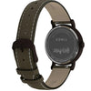 Timex X Harry Potter Sorting Hat Brown Leather Strap Watch TW2Y77000