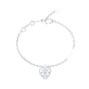 Guess Amore Crystal Heart Bracelet UBB05057RHL