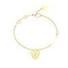 Guess Amore Crystal Heart Bracelet UBB05057YGL