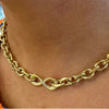 Guess Endless Dream Gold Tone Infinity Necklace UBN03274YG