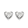 Guess Beloved Crystal Heart Stud Earrings UBE06097RH