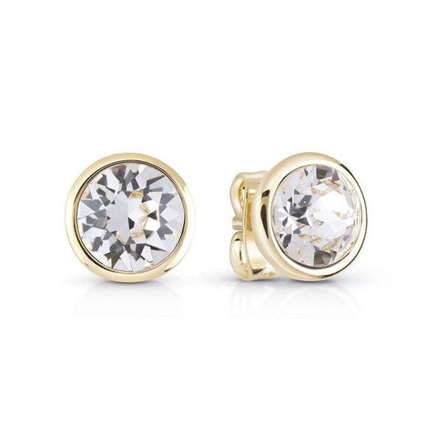 Guess Miami Gold Plated Stud Earrings UBE83051