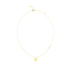 Guess Amore Crystal Heart Necklace - Gold Tone UBN05056YGT