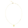Guess Amore Crystal Heart Necklace - Gold Tone UBN05056YGT