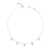 Guess By Your Side Heart Charms Necklace UBN06081RH