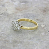 9ct Yellow Gold 0.77ct Diamond Cluster Ring | H&H Family Jewellers