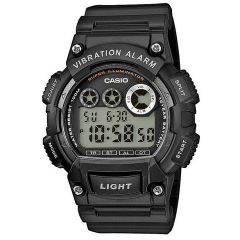 Casio Vibration Alarm Watch Black W-735H-1AVEF