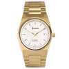 Accurist Origin Mens Gold Plated Bracelet Watch White Dial 70021 | H&H
