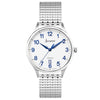 Accurist Classic Mens Expander Bracelet Watch White Dial 73000X | H&H