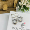 Linda MacDonald Sterling Silver and 9ct Gold Bird Drop Earrings | H&H