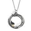 Linda MacDonald Sterling Silver and 9ct Gold Bird Necklace EB3 | H&H