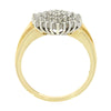Pre Owned 9ct Yellow Gold 0.35cts Diamond Cluster Ring | H&H Jewellers