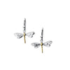 Silver Origins Dragonfly Drop Earrings