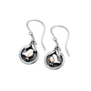 Linda MacDonald Silver and 9ct Rose Gold Enchanted Tales Robin Drop Earrings DTRS | H&H