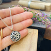 Linda MacDonald Sterling Silver and 9ct Gold Necklace Blossom Collection EOSL