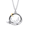 Linda MacDonald Silver Hare and Squirrel Moonlight Necklace ESQ2 | H&H