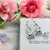 Linda MacDonald Silver and 9ct Gold Best Friends Earrings DSQ4 | H&H
