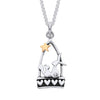 Linda MacDonald Silver and 9ct Gold Best Friends Necklace ESQ4 | H&H