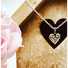 Linda MacDonald Heart Sterling Silver Necklace Forever Collection EVF