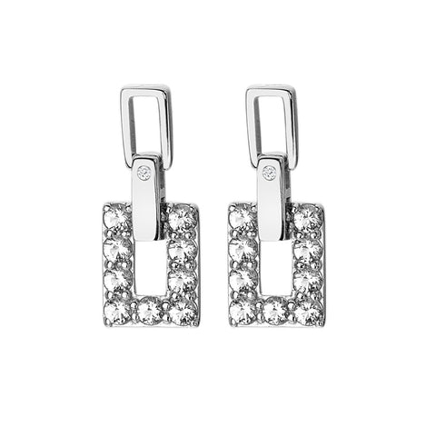 Hot Diamonds Echo White Topaz Drop Earrings DE716