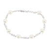 Lido Pearls Freshwater Pearl and Cubic Zirconia Bracelet MF030B | H&H