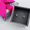 Linda MacDonald Silver and 9ct Gold Moon Stud Earrings Fox and the Moon SMOON | H&H