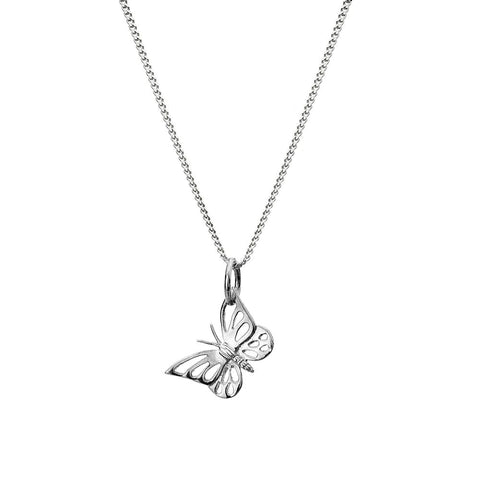 Silver Origins Butterfly Pendant with Chain