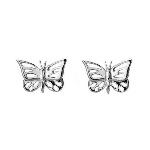 Silver Origins Butterfly Stud Earrings