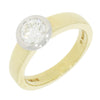 Pre Owned Ladies 18ct Yellow Gold Boodles Diamond Solitaire Ring | H&H 