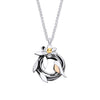 Linda MacDonald Silver and 9ct Gold Ruben The Robin Necklace ERUBEN | H&H