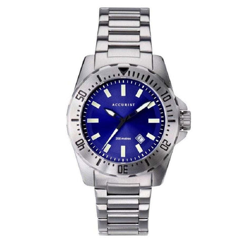 Accurist Blue Dial Divers Style Mens Watch 7347 | H&H Jewellers