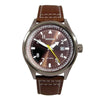 Sekonda Brown Leather Strap Mens Aviator Watch 3882