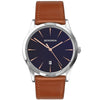 Sekonda Mens Black Leather Strap Watch 1559