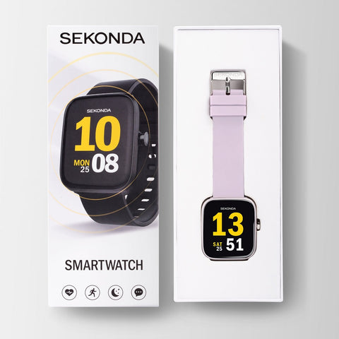 Sekonda Motion Smart Watch Lilac Case Lilac Silicone Strap 30015 | H&H