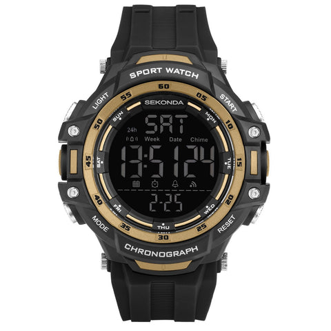 Sekonda Crossfell Digital Sports Watch Black 30162 | H&H Jewellers