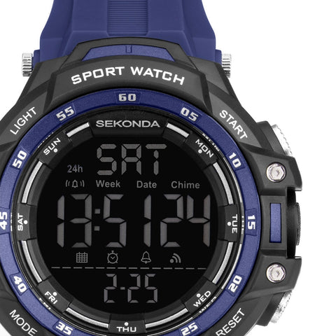 Sekonda Crossfell Digital Sports Watch Blue 30164 | H&H Jewellers