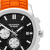 Sekonda Octaire Chronograph Black Dial Mens Sports Watch 30277