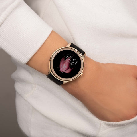 Sekonda Flex Smart Watch Rose Case Black Silicone Strap 40444 | H&H 
