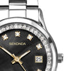 Sekonda Catherine Black Dial Crystal Set Ladies Watch 40520 | H&H