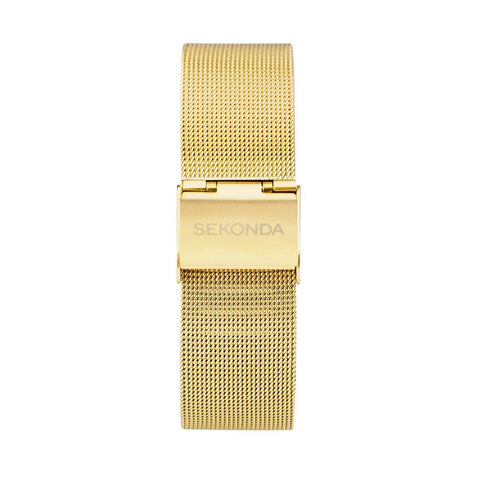 Sekonda Flex Smart Watch Gold Case Mesh Bracelet 40527