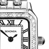 Sekonda Monica Crystal Bezel Ladies Watch Silver Colour Bracelet 40655 | H&H