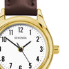 Sekonda Evans Classic Brown Leather Strap Ladies Watch (40714) | H&H