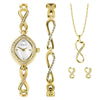 Sekonda Infinity Ladies Watch Gift Set Gold Plated 49057 | H&H