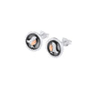 Linda MacDonald Sterling Silver and 9ct Rose Gold Enchanted Tales Robin Stud Earrings STRS